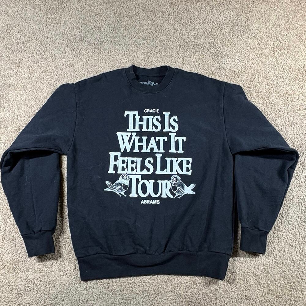 Gracie Abrams This Is What It Feels Like Tour Sweatshirt Mens Medium Music Merch